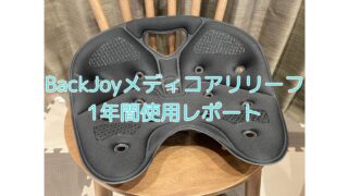 BackJoy(バックジョイ)メディコアリリーフ１年間使用レポート